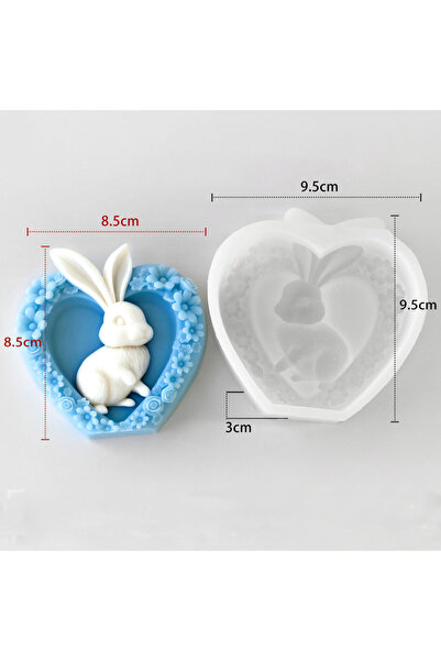 Choice قالب سيليكون ثلاثي الأبعاد على شكل أرنب عيد الفصح، قالب سيليكون يمكنك ...