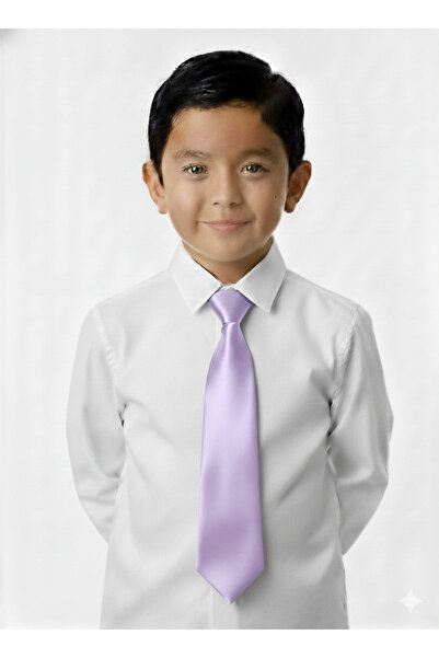 Masal Dünyası Bursa Satin Elastic Practical Boys' Tie - Available in Differen...