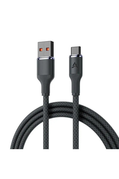 choice2 كابل بيانات USB من النوع C أسود جديد بطول مترين وقوة 120 واط، كابل شح...