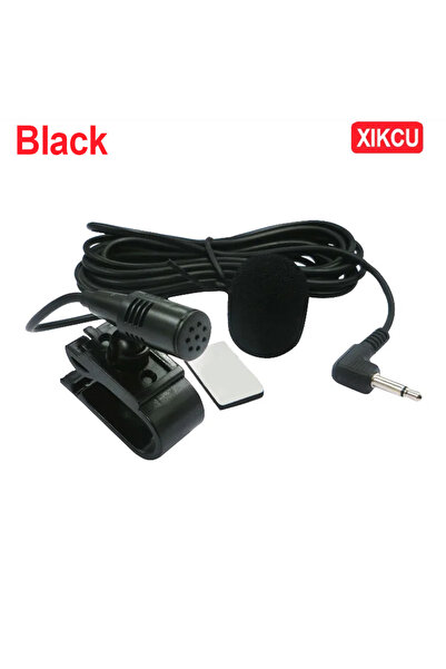 Choice ميكروفون ستيريو صغير بأسلاك خارجي أسود اللون مزود بمقبس 3.5 ملم لراديو...