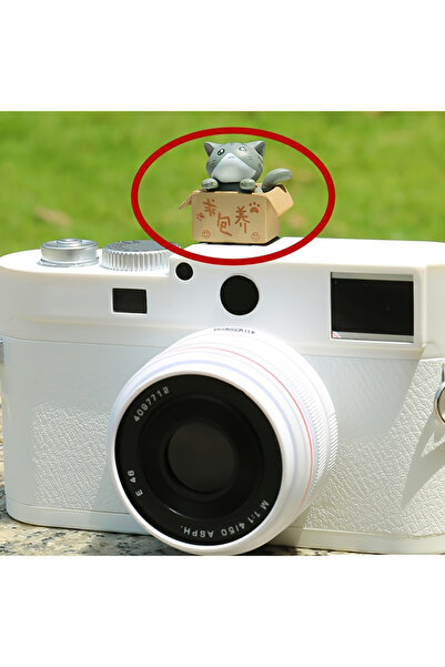 choice2 غطاء قاعدة تثبيت على شكل قطة رمادية لطيفة، سدادة غبار، ملحقات كاميرات...