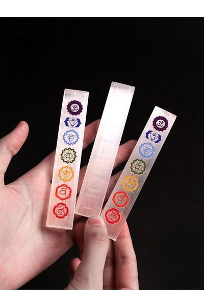 Choice قطعة واحدة من السيلينيت، لوح كريستال السيلينيت الأبيض، أحجار طبيعية، ج...