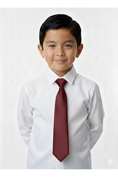 Masal Dünyası Bursa ربطة عنق عملية للأولاد من الساتان المطاطي - متوفرة بألوان...