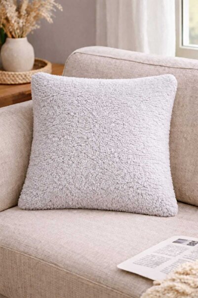 CHIZGY Plush Welsoft Fabric Square Throw Pillow 40X40 cm Comfortable Decorative