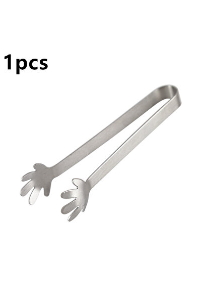 choice2 1PCS Ice Tongs Stainless Steel Ice Tongs Portable Coffee Sugar Cubes ...
