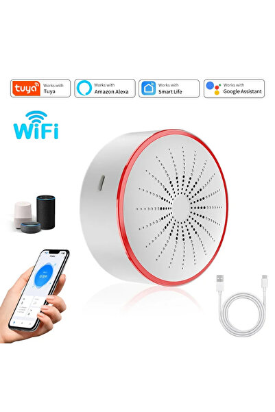 Choice1 GGBEE Wifi Version Tuya WiFi ZigBee Alarm Siren Sensor Detector Sound...
