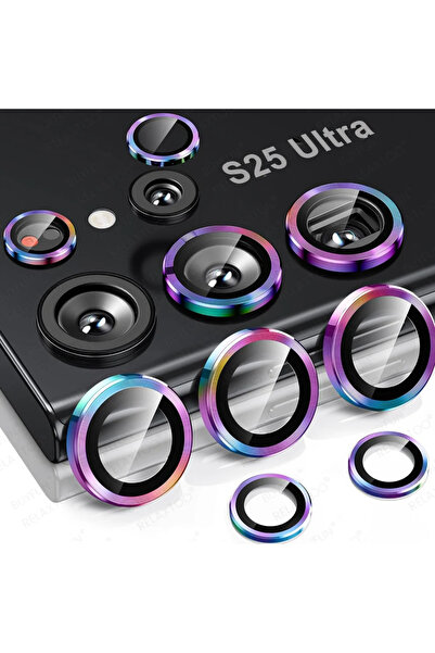 Choice3 S25 Ultra 5G Colorful 04 Aluminum Alloy Camera Glass Case For S25 Ult...