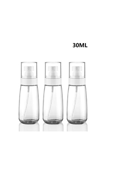 Choice1 3 زجاجات رذاذ صغيرة بيضاء سعة 30 مل، مناسبة للسفر، مانعة للتسرب.