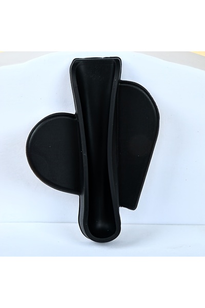 Choice3 حامل هاتف جديد أسود اللون على شكل قلب مصنوع من السيليكون، وحامل ملمع ...