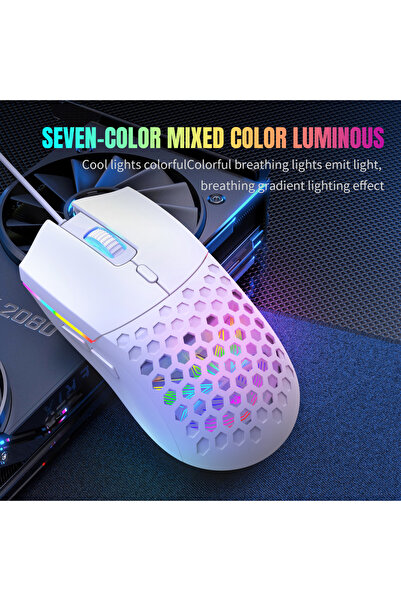 Choice S500W HXSJ S500 Optical Gaming Mouse Lightweight Ergonomic Wired Game ...