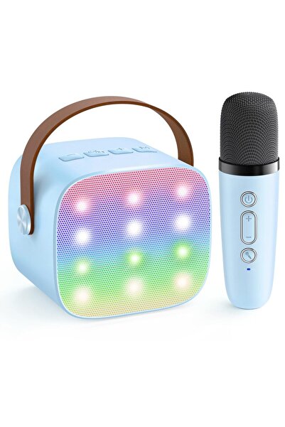 Choice1 جهاز كاريوكي صغير محمول من هاومورين مزود بميكروفون واحد وميكروفونين ل...