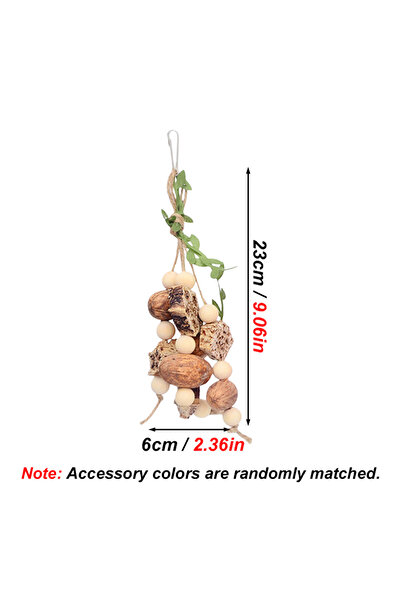 Choice1 C 1PC Random Color Wood Hanging Parrot Chewing Swing Toy for Pet Bird...