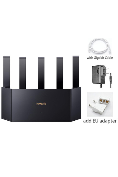 Choice3 Tenda add EU adapter Tenda AX1500 WiFi 6 Router (AX2L Pro)- Smart Dua...