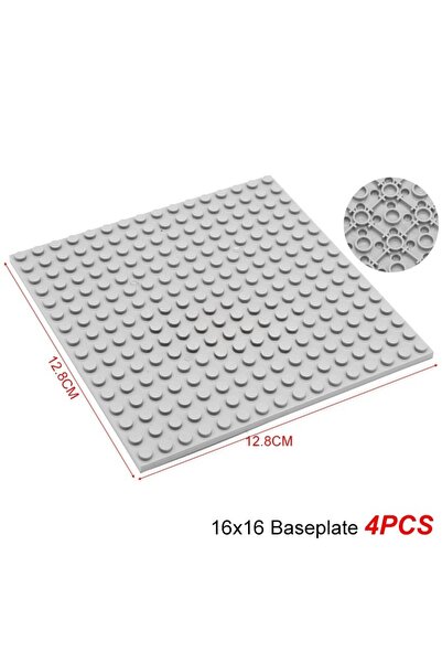 Choice3 16x16 Light Grey Building Blocks Double-sided Base Plate 16x16 91405 ...