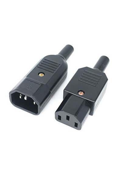 Choice1 موصل كابل مستقيم IEC C13 C14 زوج واحد، موصل طاقة قابل لإعادة التوصيل،...