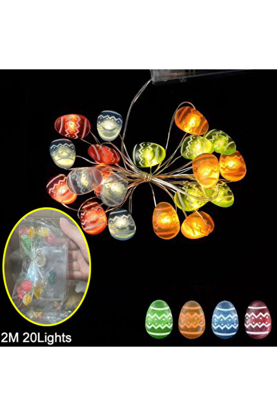 Choice A 2M 20LED Fairy Light Garland Easter Decorati Bunny Egg Rabbit String...