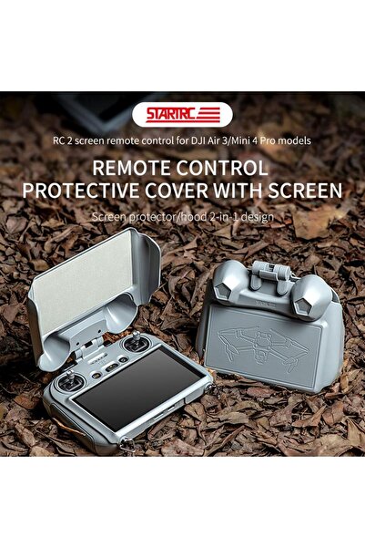 Choice واقي شاشة STARTRC 2 في 1 لحماية طائرة DJI Mini 5/4 Pro RC2 بدون طيار ا...