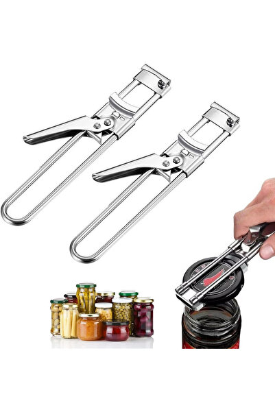 Choice1 قطعتان من فتاحات البرطمانات والعلب والزجاجات المصنوعة من الفولاذ المق...