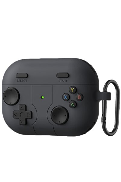 Choice1 جراب أسود لطيف لسماعات AirPods Pro 3 (2025) بتصميم لعبة ثلاثية الأبعا...