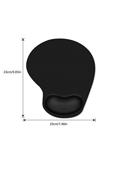 Choice Black Mouse Pad with EVA Wrist Rest Support, EVA Table Mouse Cushion f...