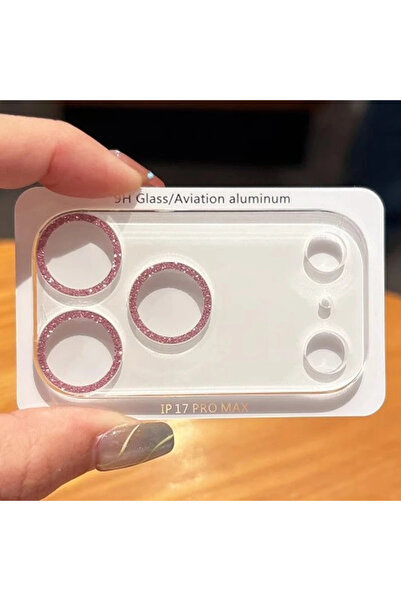choice2 For iPhone 17 Pro pink 2025 New Glitter Camera Protector Film For IPh...