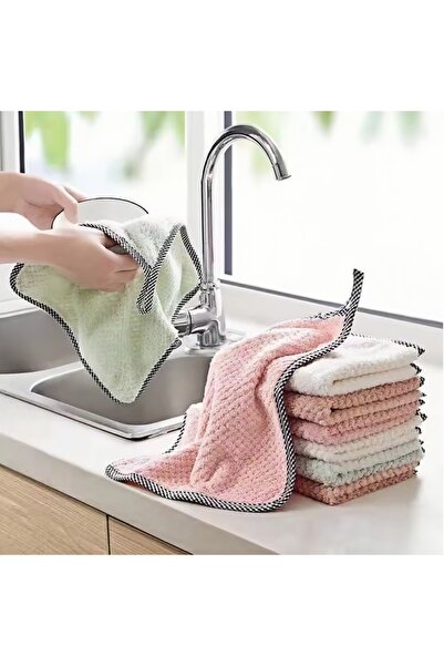 Choice 10PCS Random color 5/10/20PCS Kitchen Daily Dish Towel, Kitchen Rag, N...