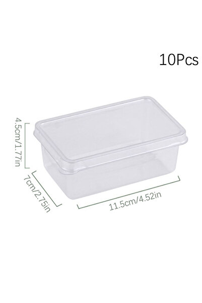 Choice1 Box 10Pcs 10Pcs Tiramisu Display Box - Clear Plastic Dessert Containe...