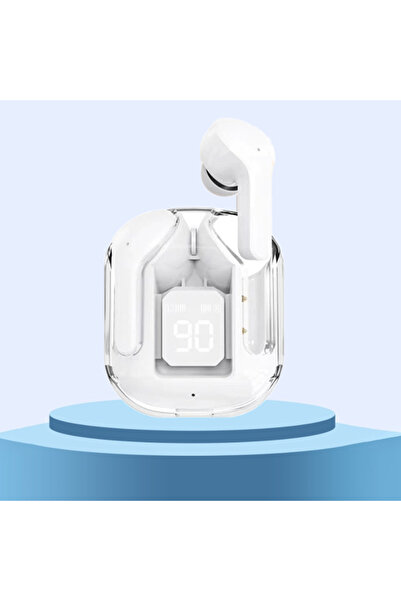 choice2 سماعات أذن لاسلكية بلوتوث TWS T2 بيضاء اللون، مزودة بخاصية إلغاء الضو...