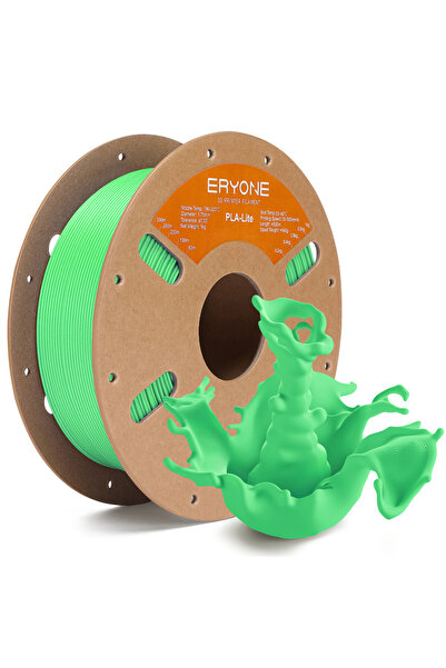 Choice6 Lime green ERYONE 1KG PLA Lite 1.75mm , Lightweight PLA Filament, 30%...