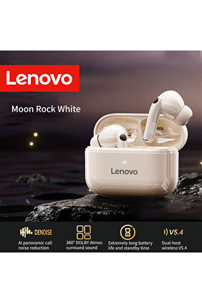 Choice سماعات أذن لاسلكية من لينوفو باللون الأبيض، للألعاب بزمن استجابة منخفض...