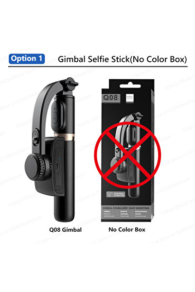 Choice3 الخيار 1 Q08 مثبت جيمبال محمول باليد، عصا سيلفي محمولة مع جهاز تحكم ع...