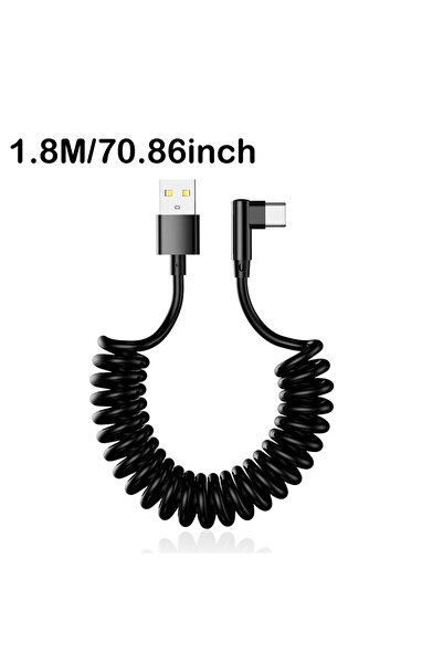 Choice1 كابل بيانات قصير قابل للتمديد بطول 1.8 متر (70.86 بوصة) بقدرة 120 واط...