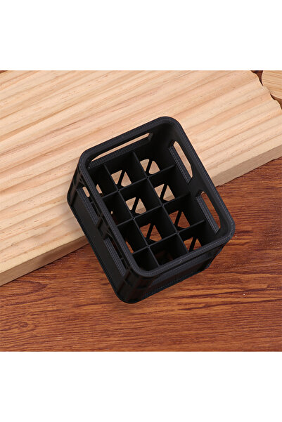 Choice7 black 12 pcs AA 3D Printed Battery Storage Box DIY Beer Crate No. 5 A...