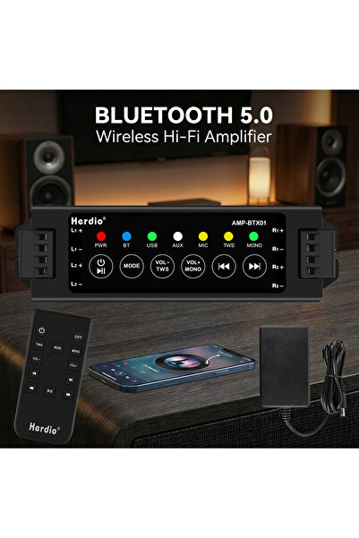 Choice1 مكبر صوت منزلي يعمل بتقنية بلوتوث، مزود بقابس بريطاني، مناسب للحمامات...