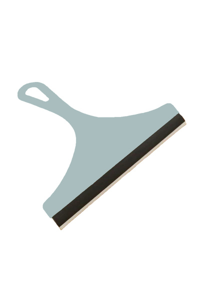 Choice قطعة واحدة زرقاء، 1/3 قطع، ممسحة زجاج للاستحمام، مكشطة، فرشاة تنظيف زج...