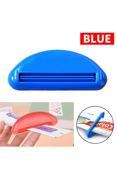 Choice3 أزرق - 4 قطع/قطعتان/قطعة واحدة - عصارة معجون أسنان يدوية، عصارة منظف ...