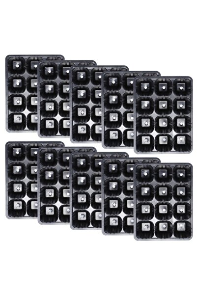Choice 10pcs 12 Holes Vegetable Seedling Pots Seedling Tray Garden Pots Durab...