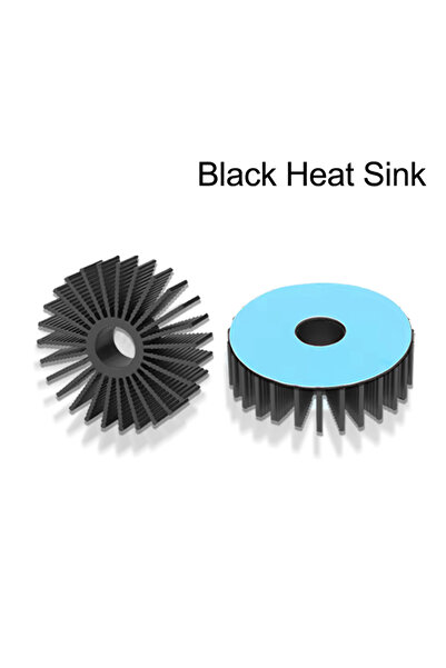 Choice1 1Pcs Black 3D Printer Parts 36 Round Stepper Motor Aluminum Heat Sink...