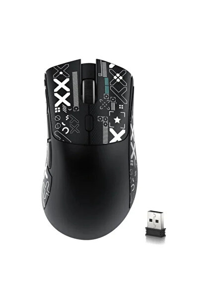 Choice1 ماوس الألعاب اللاسلكي بلوتوث R1-Black Attack Shark R1 2.4G USB بدقة 1...
