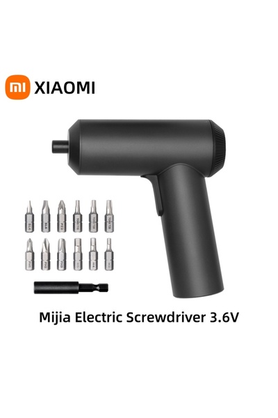 Choice MIJIA Black Mijia Electric Screwdriver 3.6V 2000mAh 5N.M Torque Electr...