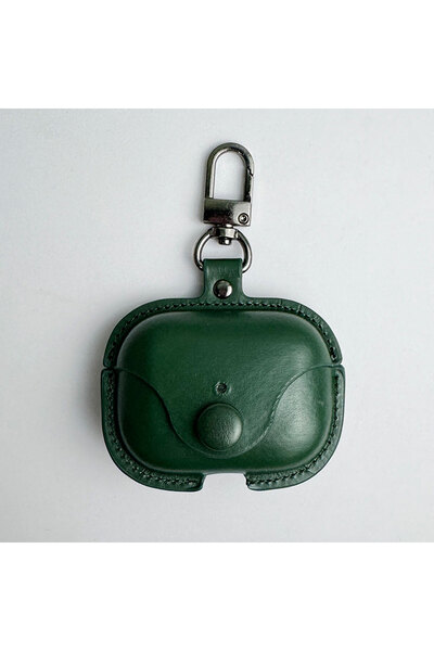 Choice4 جراب فاخر كلاسيكي أنيق من جلد الصناعي (PU) باللون الأخضر، مناسب لسماع...