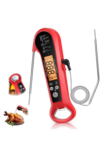 Choice red Professional Meat Thermometer Digital, IPX6 Waterproof Kitchen Coo...