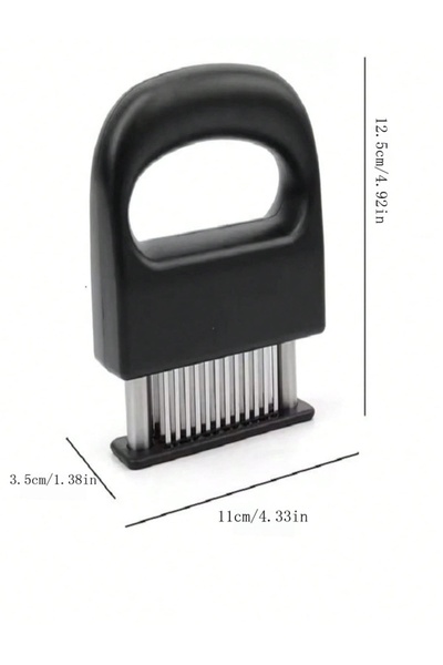 Choice مطرقة لحوم من الفولاذ المقاوم للصدأ، قطعة واحدة، 48 إبرة - أداة احتراف...