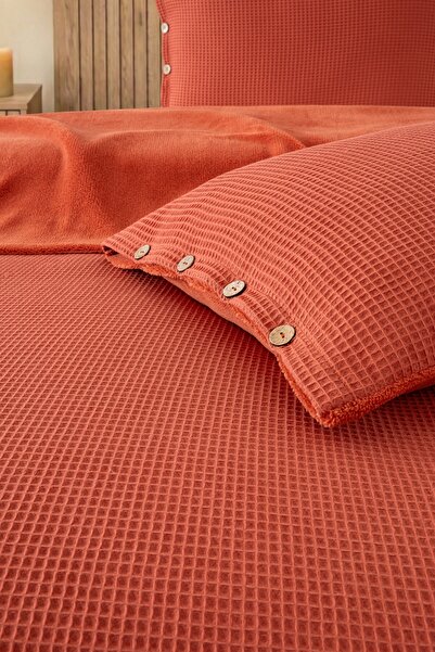 PANCHY CANKY Set cuvertură de pat dublă, cu două fețe, pentru o persoană, Piq...