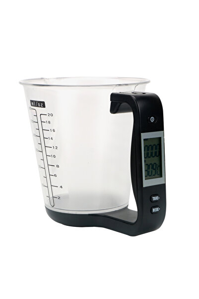 choice2 أداة إلكترونية سوداء رقمية لقياس درجة الحرارة، مزودة بشاشة LCD وأكواب...