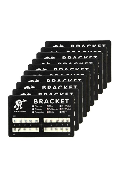 Choice10 مجموعة من 10 قطع من أقواس تقويم الأسنان المعدنية Mini Roth 345 Hook ...