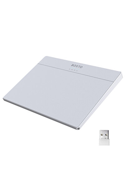 Choice 【New】BOSTO T02 Wired and Wireless Touchpad 2.4G &BT & USB Ultra Slim T...