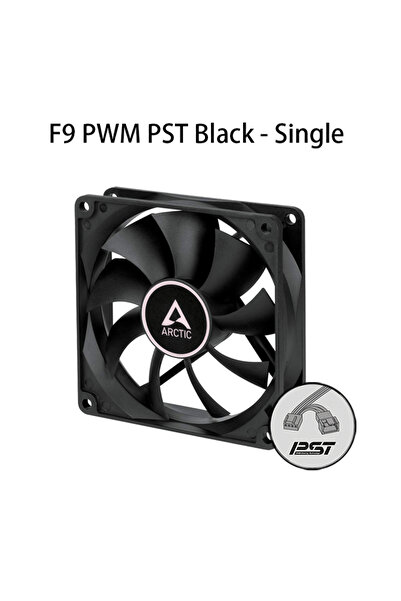 Choice مروحة تبريد سوداء بدون إضاءة RGB، طراز F9 PWM PST، من طراز ARCTIC F9 P...