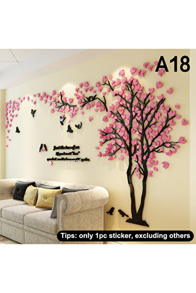 Choice4 A18 〔CC55〕 ملصقات جدارية ثلاثية الأبعاد على شكل شجرة من أكريليك، ذاتي...