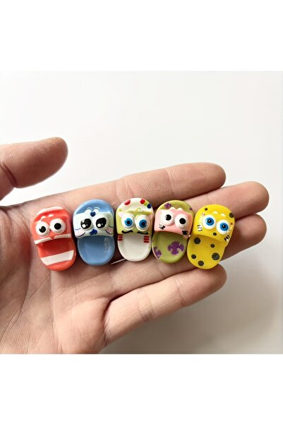 Choice1 شباشب صغيرة بلون عنابي، مغناطيسات ثلاجة من الراتنج، ديكورات منزلية مغ...